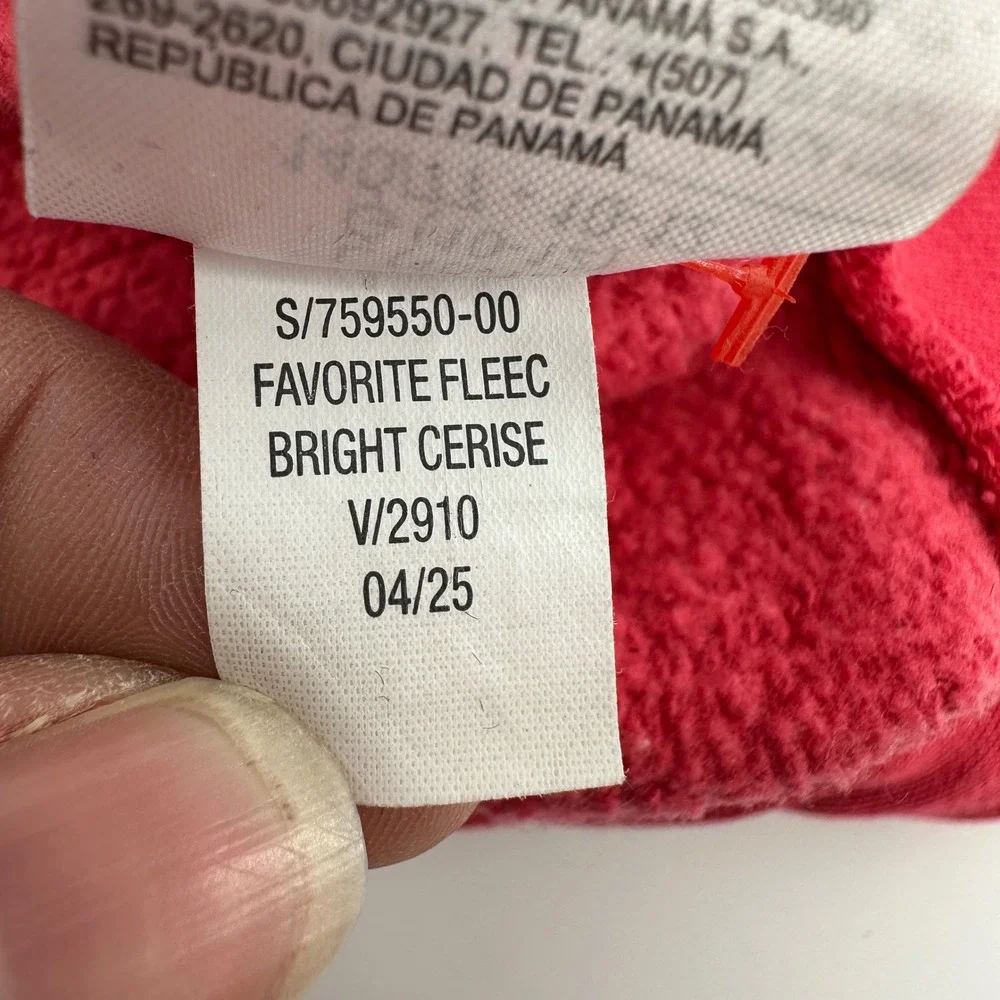 Old Navy Girls Red Cherry On Top Graphic Fleece Sweatshirt Size L 10-12